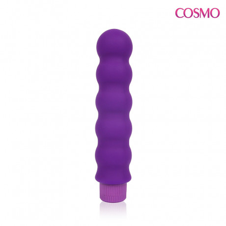 Вибратор из гипоаллергенного силикона в виде «елочки»