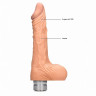 Большой реалистичный фаллоимитатор с вибрацией Vibrating Dildo With Balls