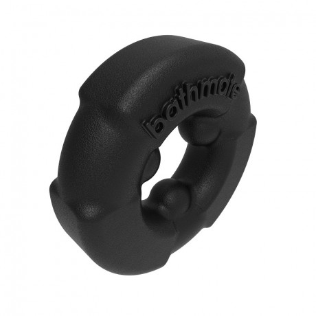 Рельефное эрекционное кольцо из эластичного и упругого силикона Gladiator