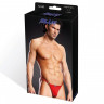 Красные мужские V-стринги S/M