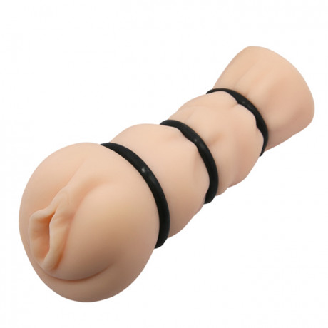 Мужской мастурбатор с тремя кольцами