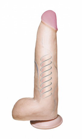 Гибкий многослойный фаллоимитатор на присоске Lovetoy