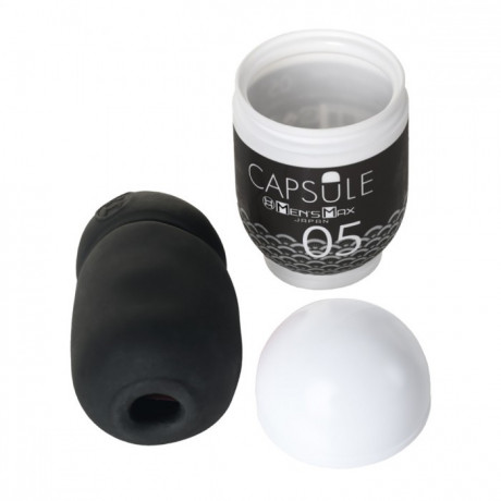 Японский мини мастурбатор  с необычным рельефом Capsule 05 Ougi