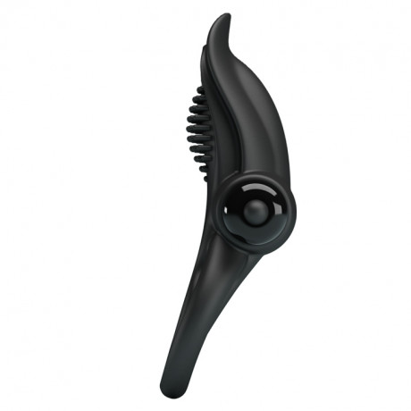 Беспроводное виброкольцо с язычком для клитора Vibrant Penis Ring