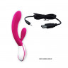 Перезаряжаемый вибромассажер с клиторальной стимуляцией G-spot