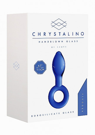 Анальный стимулятор из стекла Chrystalino Plugger
