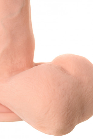 Реалистичный телесный фаллос с присоской RealStick Elite DILDO