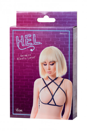 Сексуальная портупея из тонких стреп лент Hloe