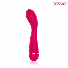 Гибкий вибромассажер розового цвета COSMO