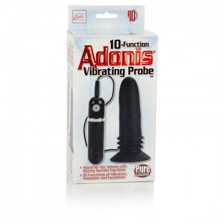 Анальная вибро пробка на выносном пульте 10-Function Adonis Vibrating Probes