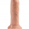 Фалоимитатор с реалистичной подвижной крайней плотью King Cock 6