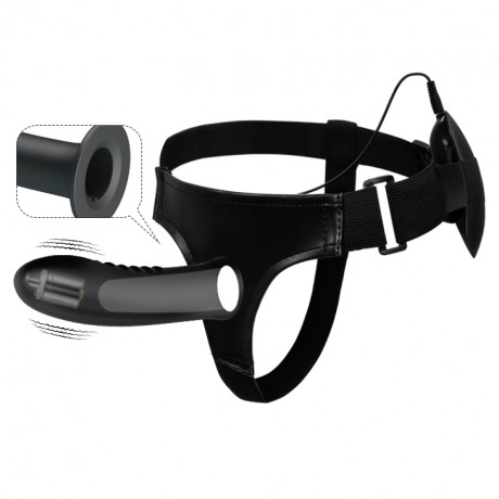 Полый страпон с вибрацией Myron