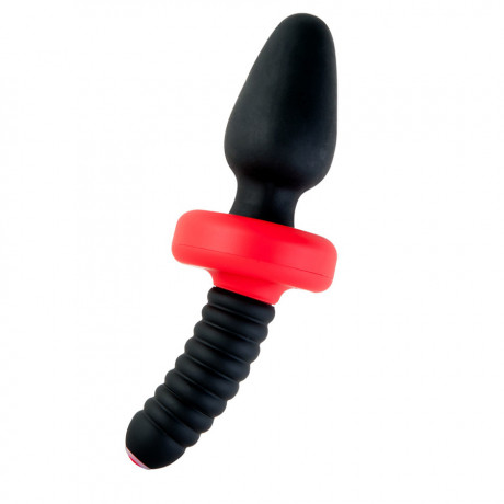 Водонепроницаемая анальная втулка-вибратор 10 режимов