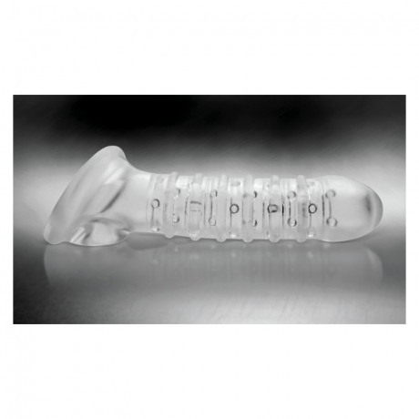 Прозрачная утолщающая насадка на пенис Textured Girth Enhancer