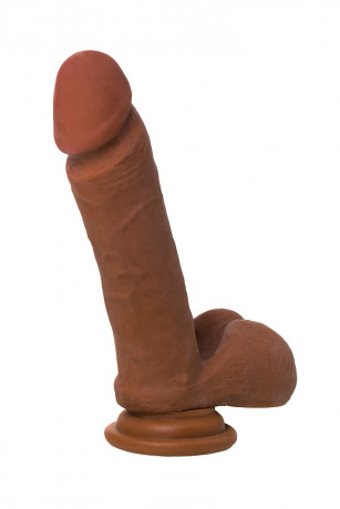 Фаллоимитатор мулат реалистичной формы на мощной присоске RealStick Elite Mulatto