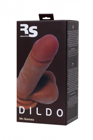 Фаллоимитатор мулат реалистичной формы на мощной присоске RealStick Elite Mulatto