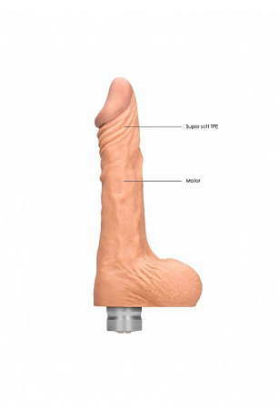 Реалистичный фаллоимитатор с вибацией Vibrating Dildo With Balls