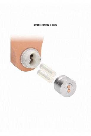 Реалистичный фаллоимитатор с вибацией Vibrating Dildo With Balls