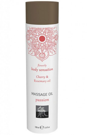 Массажное масло Вишня и Масло розмарина passion