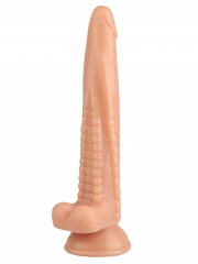 Большой рельефный анальный стимулятор необычной формы