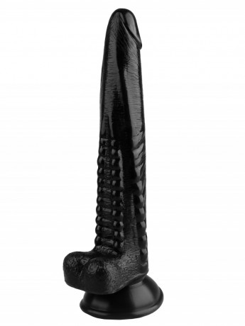Большой рельефный анальный стимулятор необычной формы