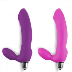 Безремневой вибро страпон для массажа простаты