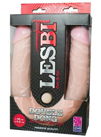 Сдвоенный фаллоимитатор LESBI