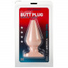 Большая анальная пробка телесного цвета Butt Plugs Smooth Classic Large