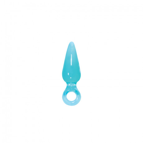 Анальная пробка с ограничителем кольцом Jolie Pleasures Plug Mini