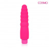 Стильный и удобный вибростимулятор с рельефной поверхностью COSMO