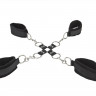 Универсальные оковы для рук и ног с крестообразным соединением Velcro hand and leg cuffs Ouch