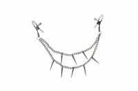 Металлические регулируемые зажимы с оригинальной цепочкой Party Hard Spiky