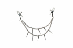 Металлические регулируемые зажимы с оригинальной цепочкой Party Hard Spiky