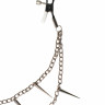 Металлические регулируемые зажимы с оригинальной цепочкой Party Hard Spiky