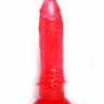 Фаллоимитатор гелевый на присоске с шипами на основании