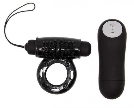 Вибрирующее кольцо с пультом ДУ Power Ring 20