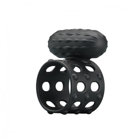 Эрекционное виброкольцо с сетчатой текстурой Osborn