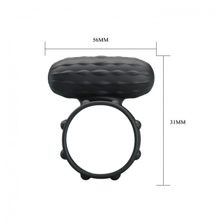 Эрекционное виброкольцо с сетчатой текстурой Osborn