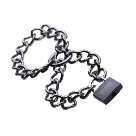 Металлические цепи-оковы с замком Locking Chain Cuffs