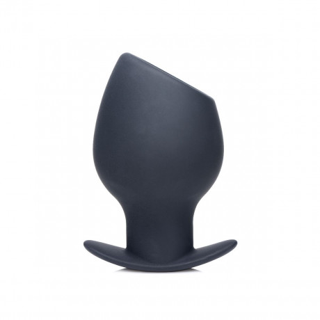 Анальный тоннель оригинальной формы под угловым наклоном Ass Goblet Silicone Hollow Anal Plug