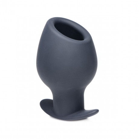 Анальный тоннель оригинальной формы под угловым наклоном Ass Goblet Silicone Hollow Anal Plug