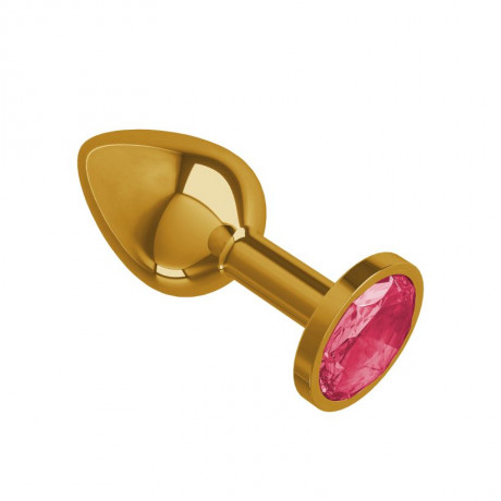 Маленькая анальная втулка с кристаллом Gold