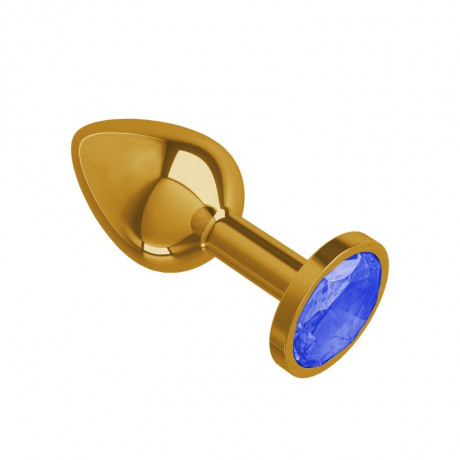 Маленькая анальная втулка с кристаллом Gold