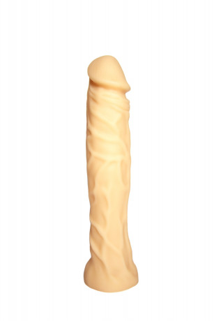 Облегченный пустотелый фаллоимитатор большого размера DD