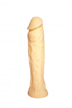 Облегченный пустотелый фаллоимитатор большого размера DD