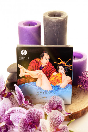 Порошок для создания желированой ванны с освежающим ароматом морского бриза Shunga