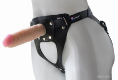 Регулируемые унисекс страпон трусики в комплекте с насадкой Hard brutal BDSM-КОНСУЛ