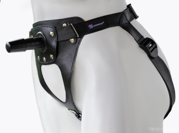 Регулируемые унисекс страпон трусики в комплекте с насадкой Hard brutal BDSM-КОНСУЛ