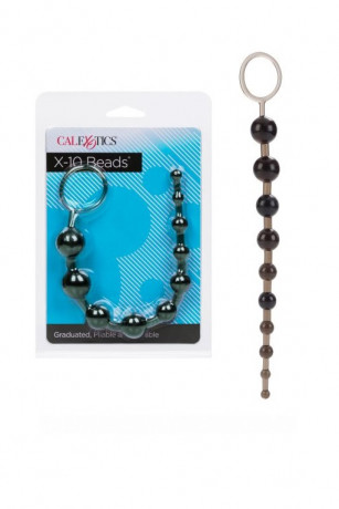 Анальные бусы из десяти шариков X-10 Beads