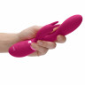Вибромассажер-кролик с функцией мгновенный оргазм Zosia